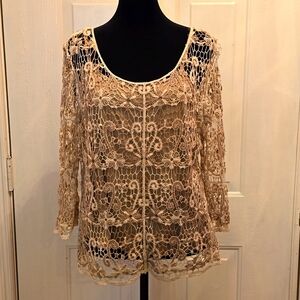 Lace Top & Tank, Petite Large #34